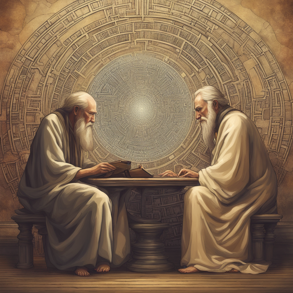 Artwork illustration for "The Ancient Masters", verse number 15 from the Dao DeGen collection