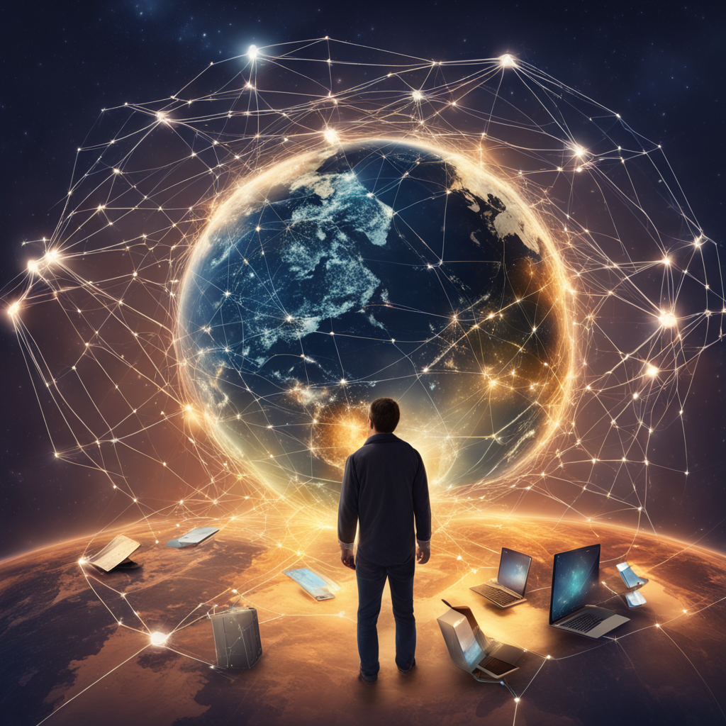 Artwork illustration for "The Global Commons", verse number 47 from the Dao DeGen collection